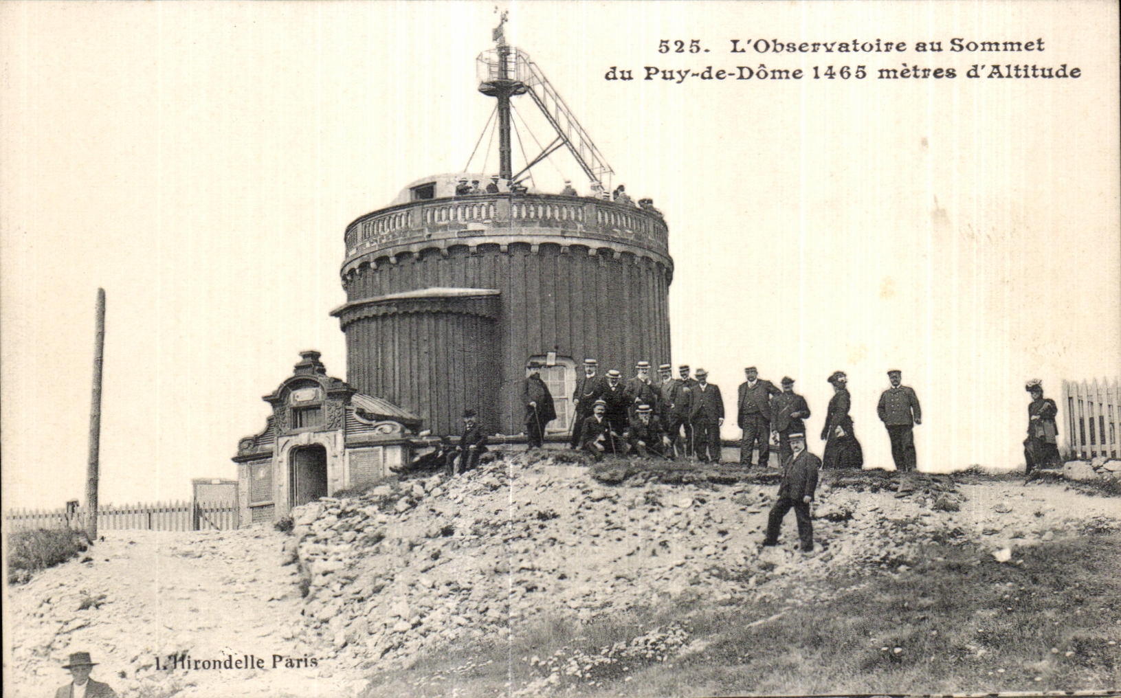CPA Observatory at the Top of Puy de Dome 1465 Bills of quantities Altitude
