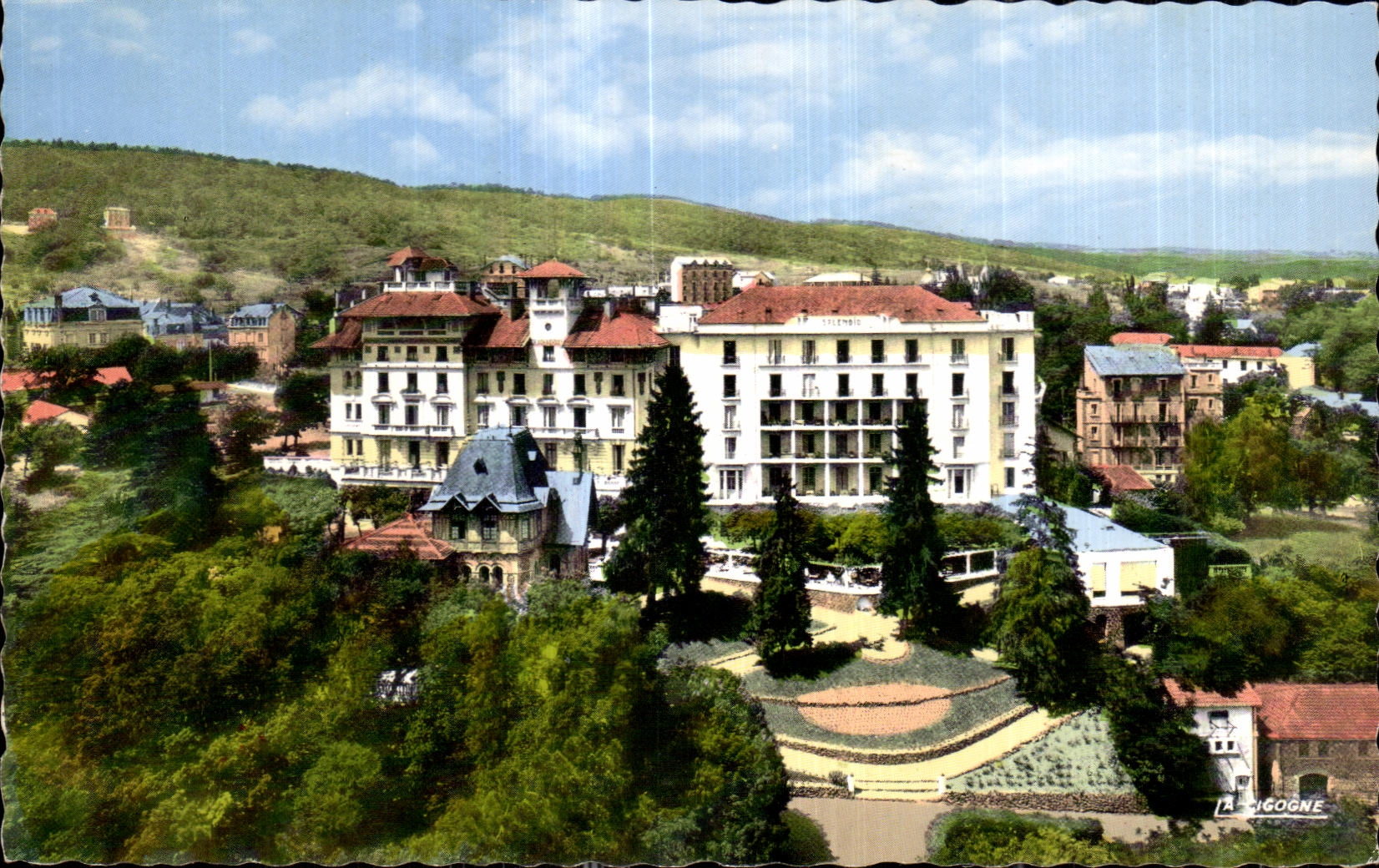 Hotel esplendido del balneario de CPA Chatelguyon Alt de la opinion termal de Auvergne