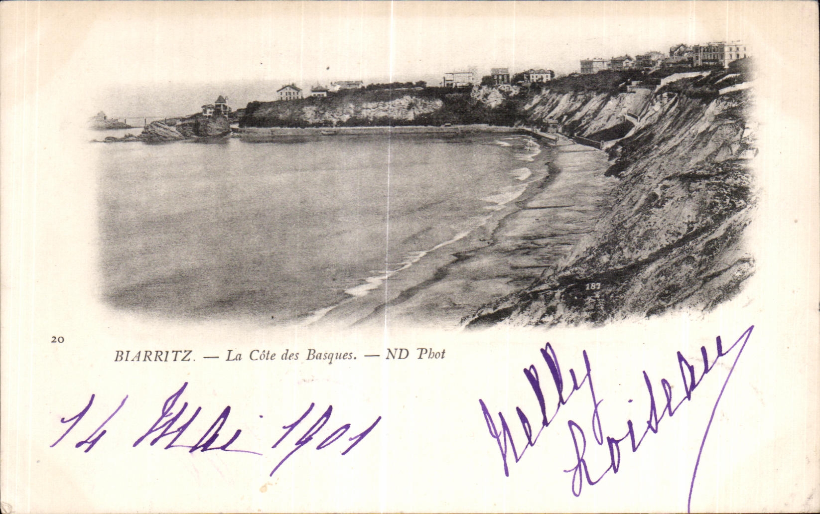 CPA Biarritz La Cote des Basque 