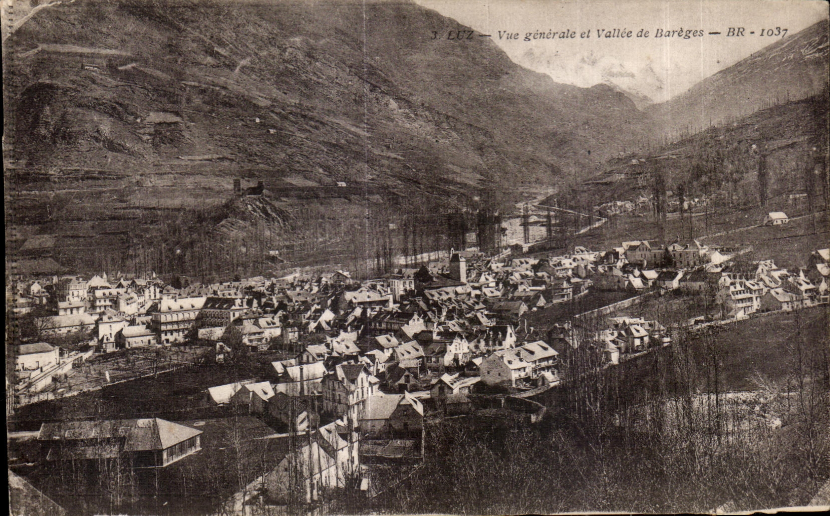 CPA Luz generale et Vallee de Bareges