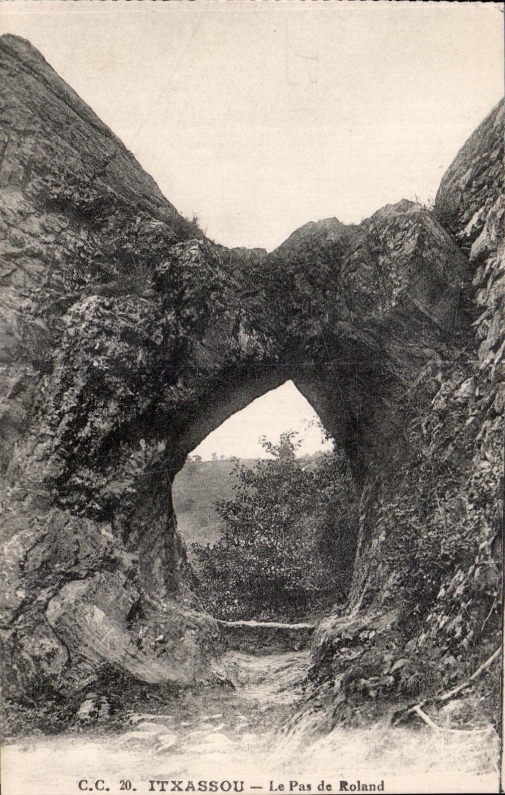 CPA Itxassou the Roland No