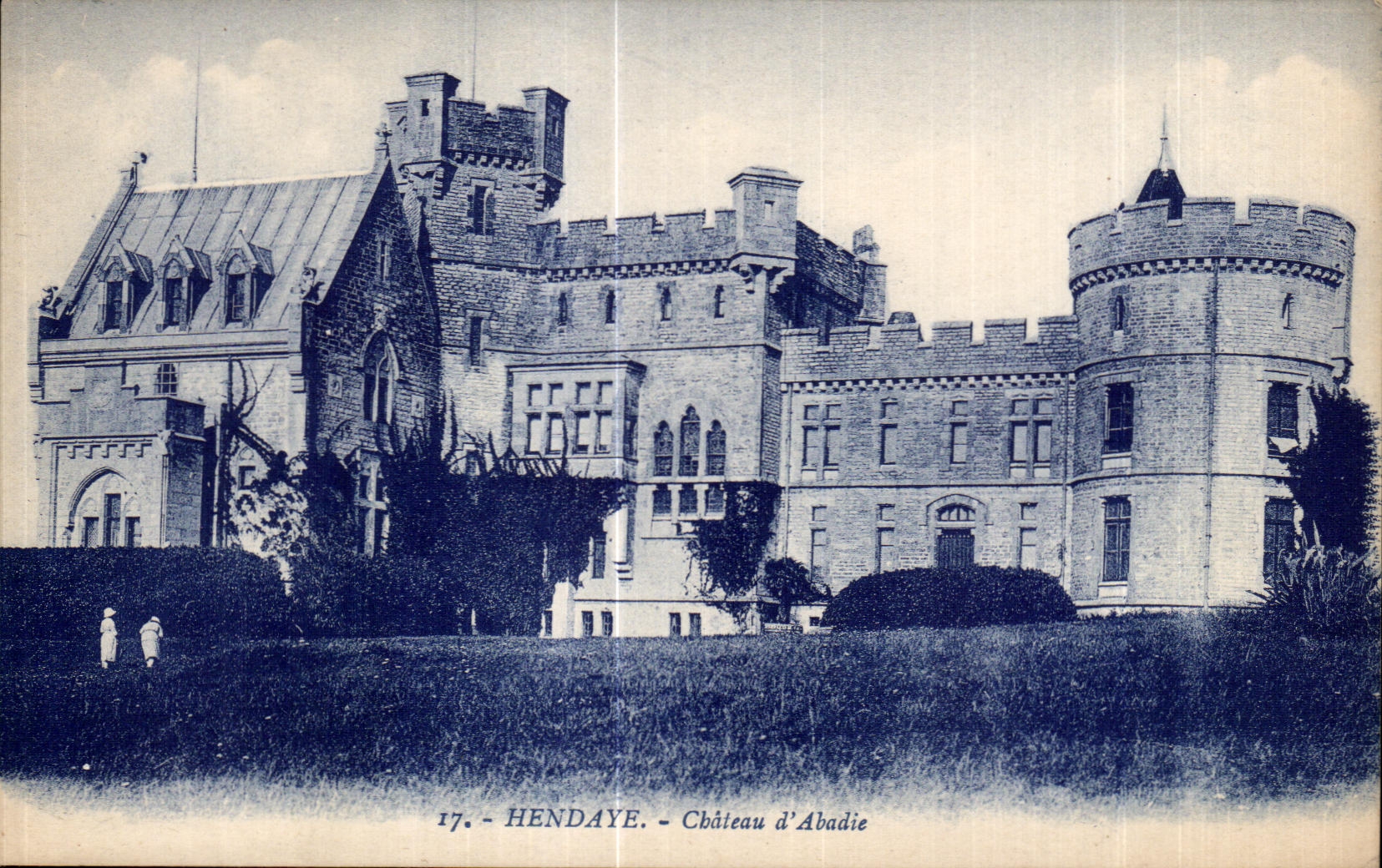 CPA Hendaye Castle Abadie