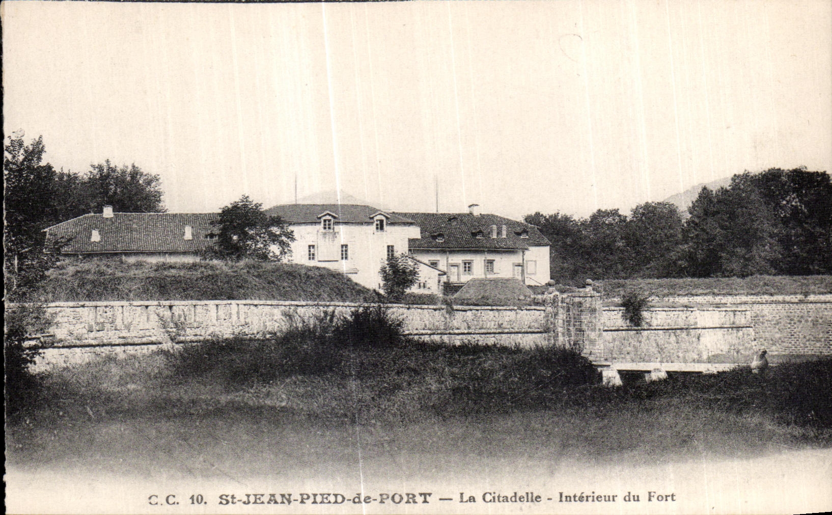 CPA St Jean Foot of Port Gate Interior Citadella of Fort