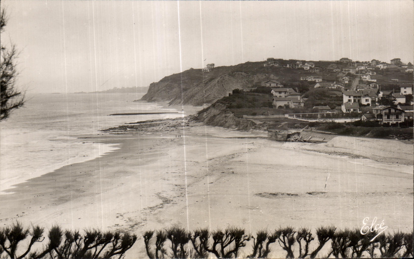 CPA Bidart Vue generale La Cote vers Biarritz