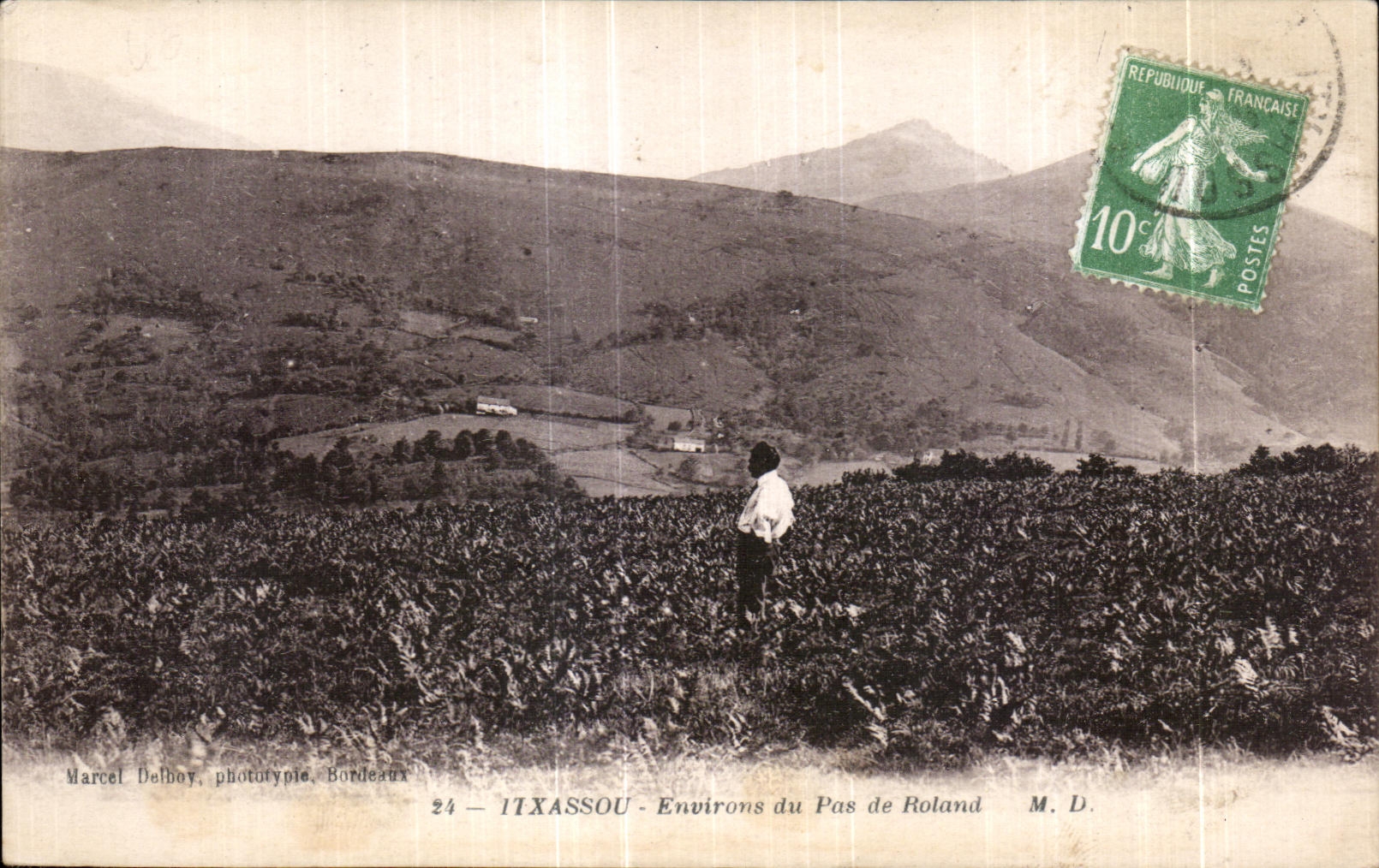 CPA Itxassou Surroundings of the Roland No