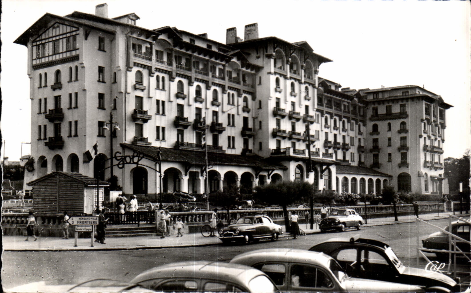 CPA Hendaye Free Spanish Border Eskualduna Hotel