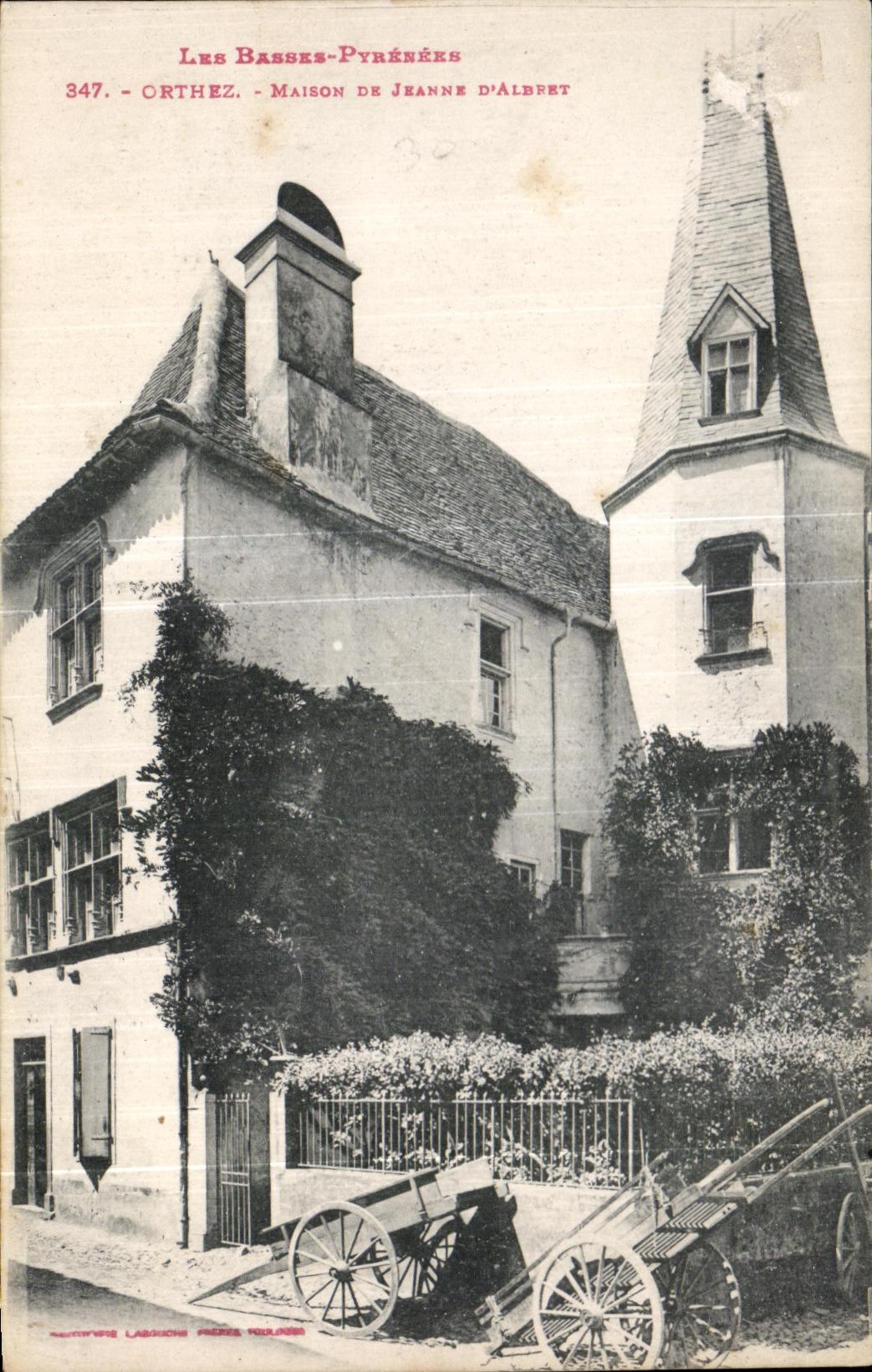 CPA the Low Pyrenees Orthez House Of Jeanne Albert