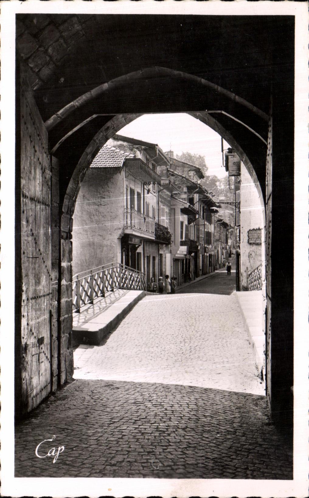 CPA St Jean Foot of Port street Spain