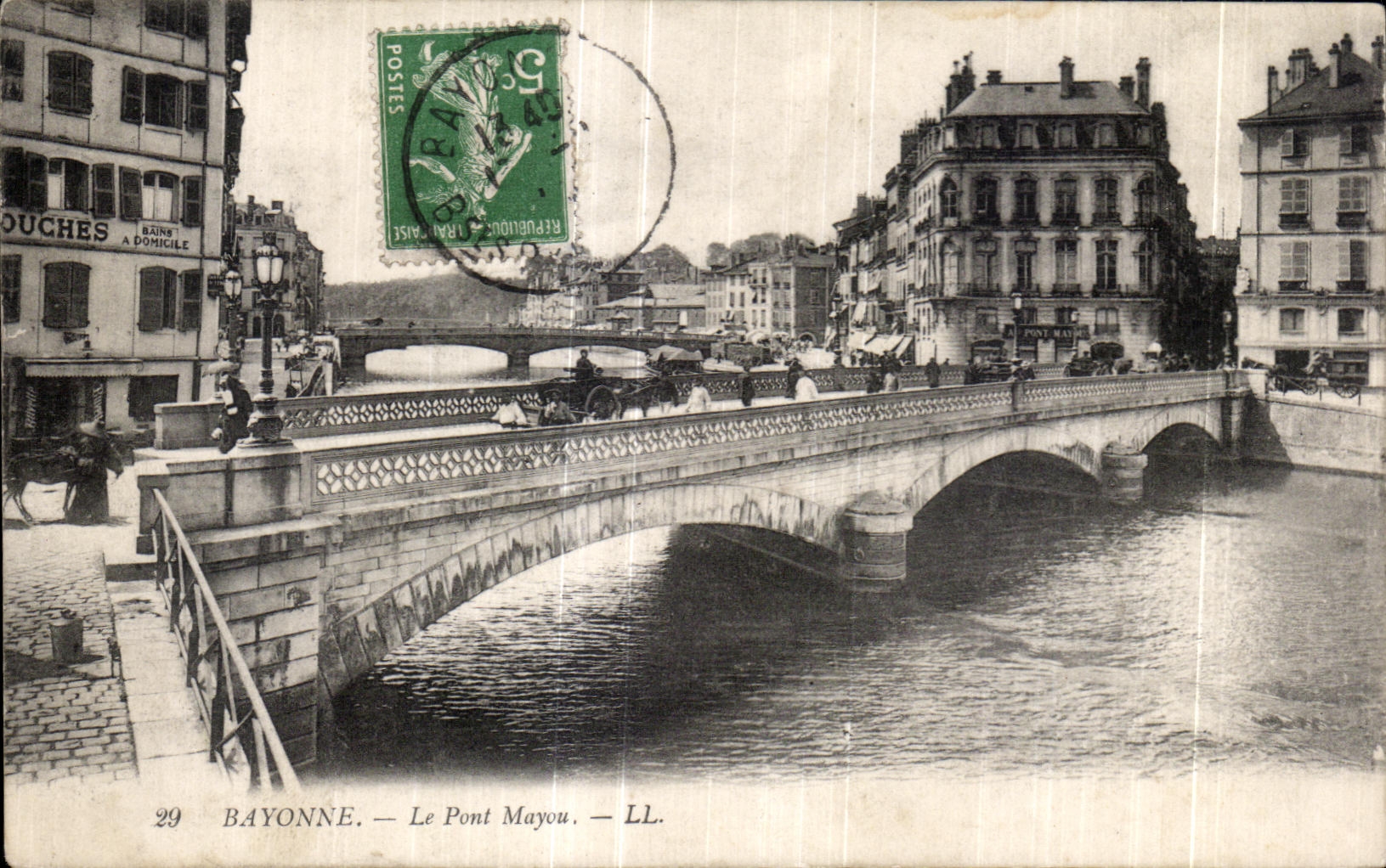 CPA Bayonne Le Pont Mayou