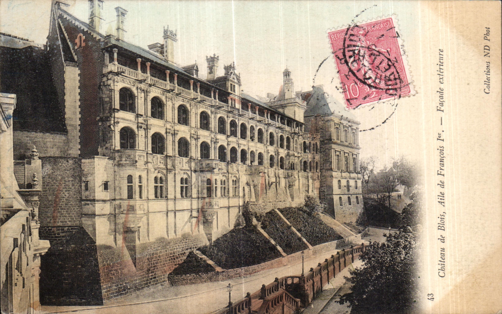 CPA Chateau de Blois Aile de Francois 1er Facade exterieure