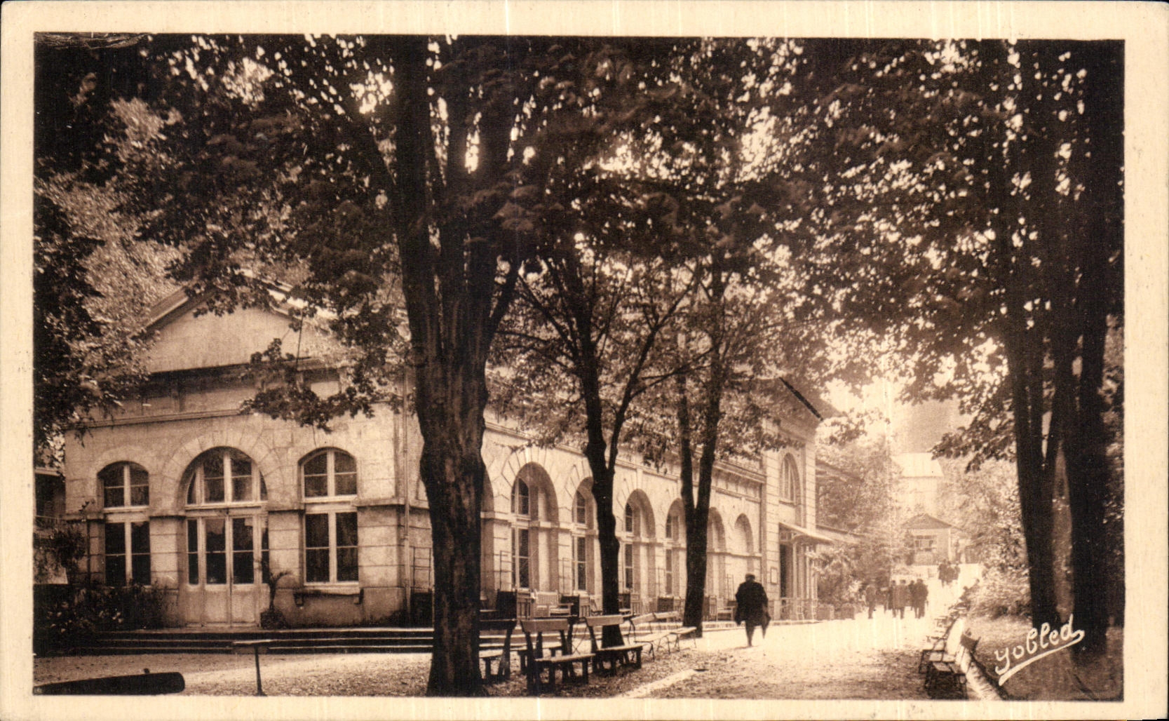 CPA Capvern (Htes the Pyrenees) Park of the Refreshment bar