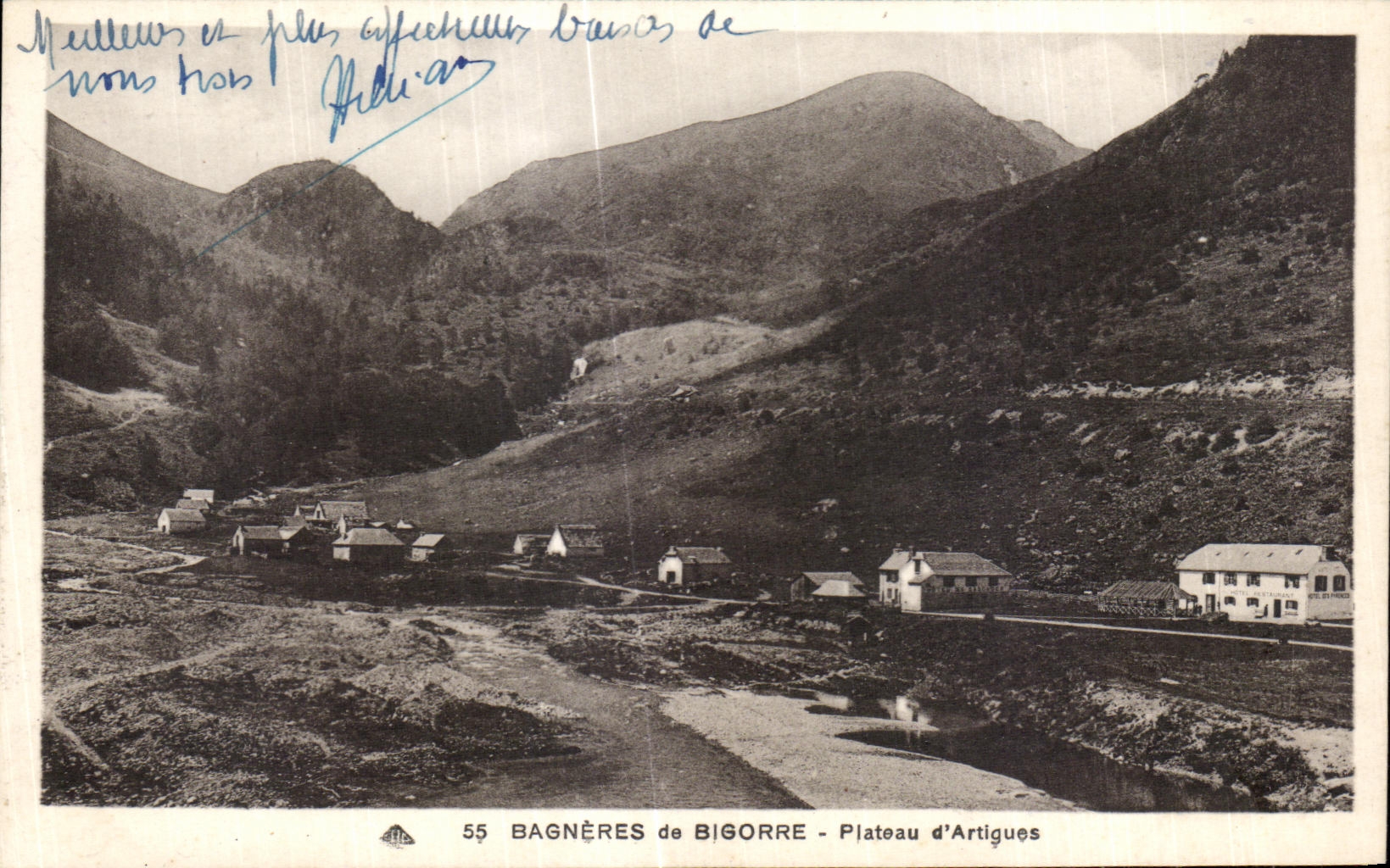 CPA Bagneres de Bigorre Plate Artigues