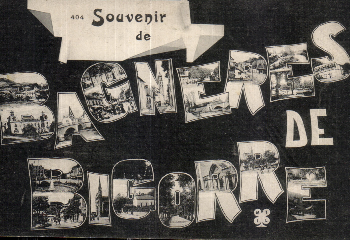 CPA Souvenir of Bagneres de Bigorre