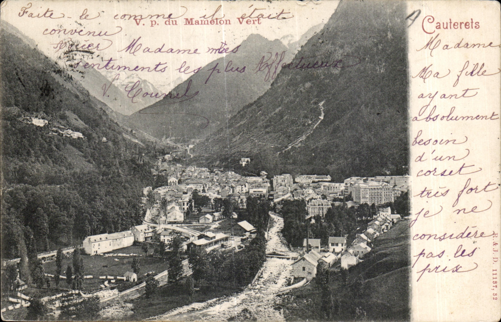 CPA of Green Mameton Cauterets