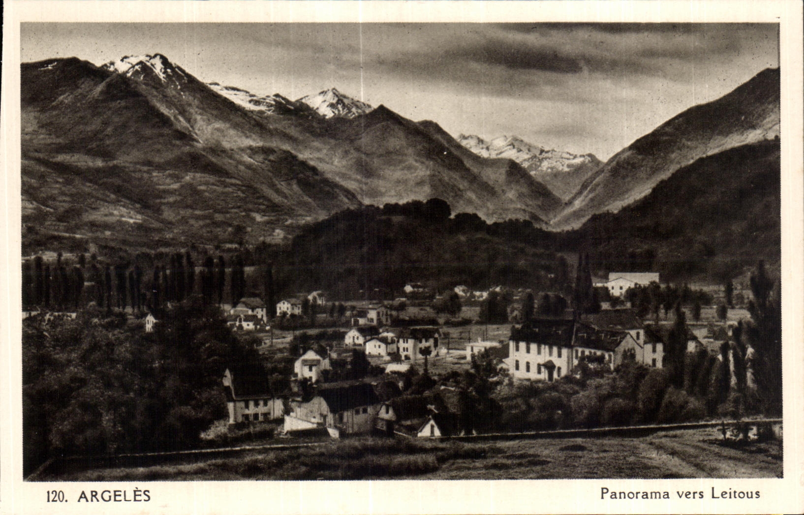 CPA Argeles Panorama vers Leitous