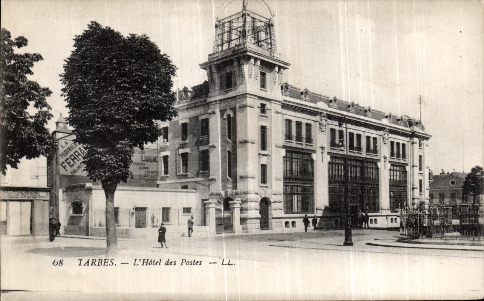 CPA Tarbes L Hotel des Postes