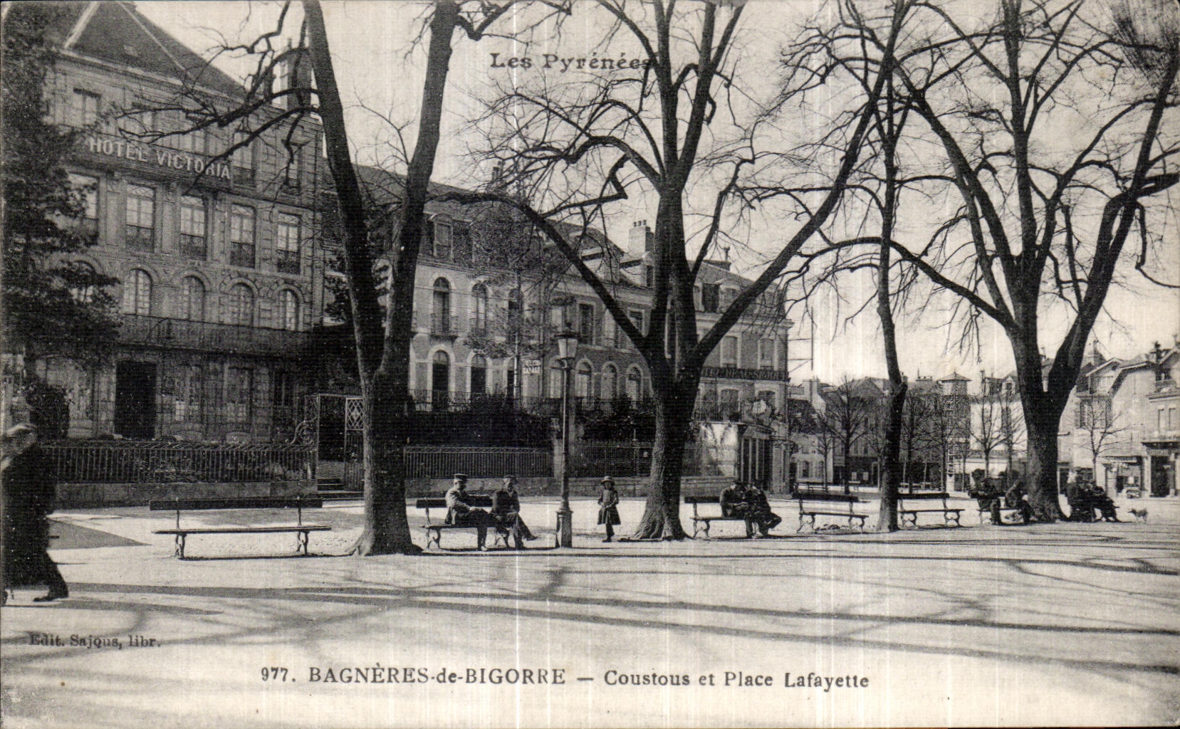CPA Bagneres de Bigorre Coustous and Place Lafayette