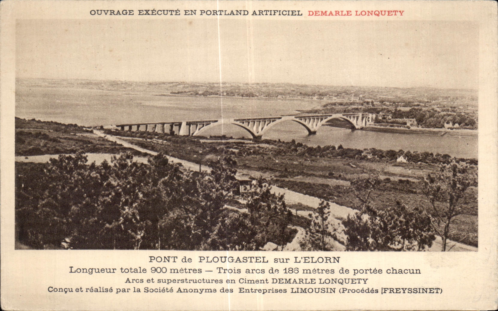CPA Pont de Plougastel sur L Elorn