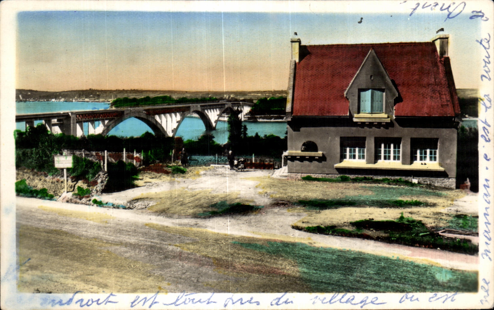 CPA Plougastel Daoulas Le Pont de Plougastel