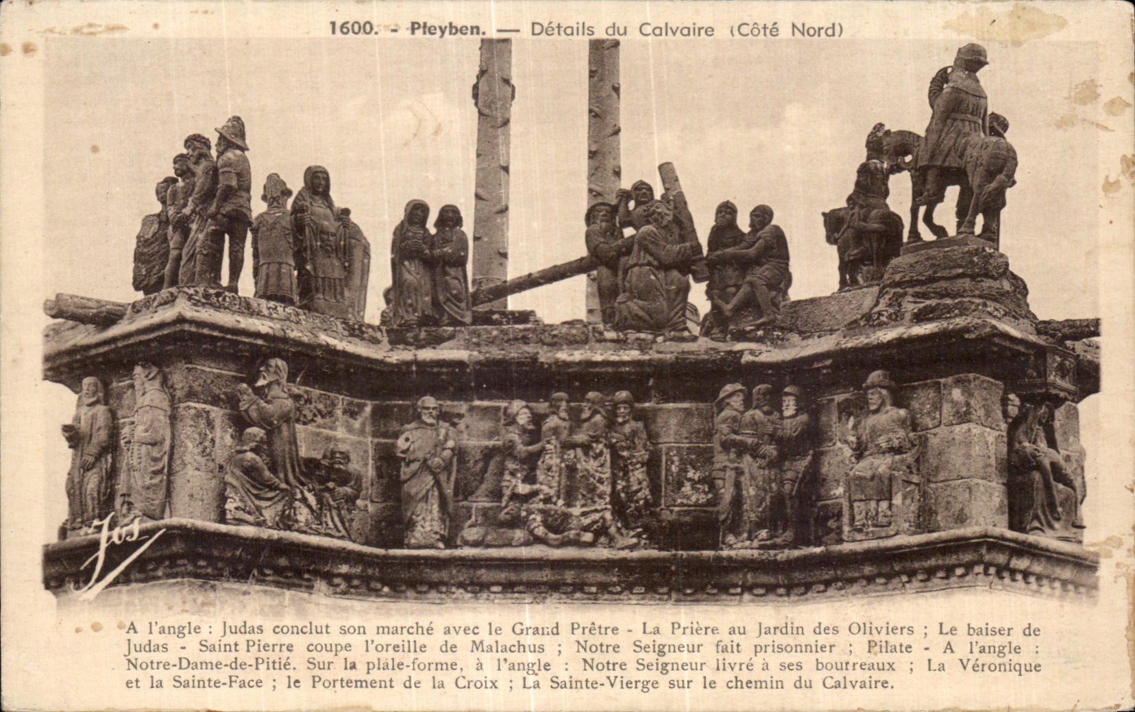 CPA Pleyben Details of the Martyrdom (Northern Dimension)