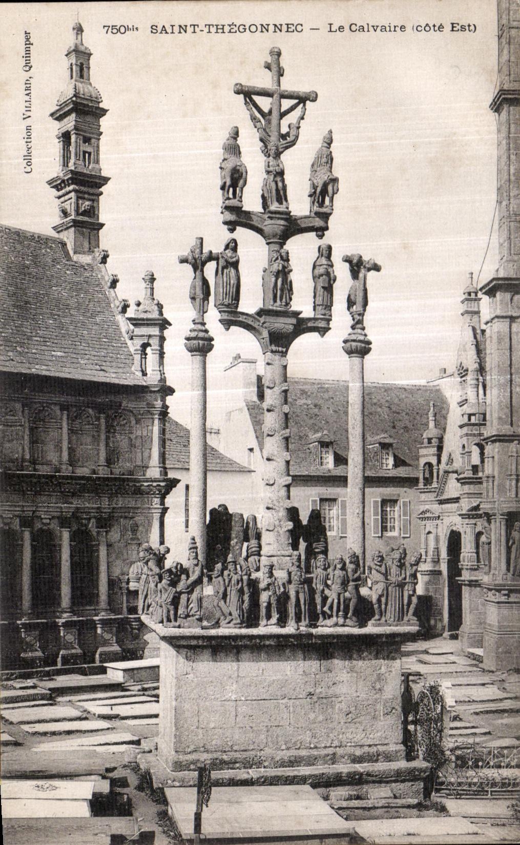 CPA Saint Thegonnec Le Calvaire (cote Est)