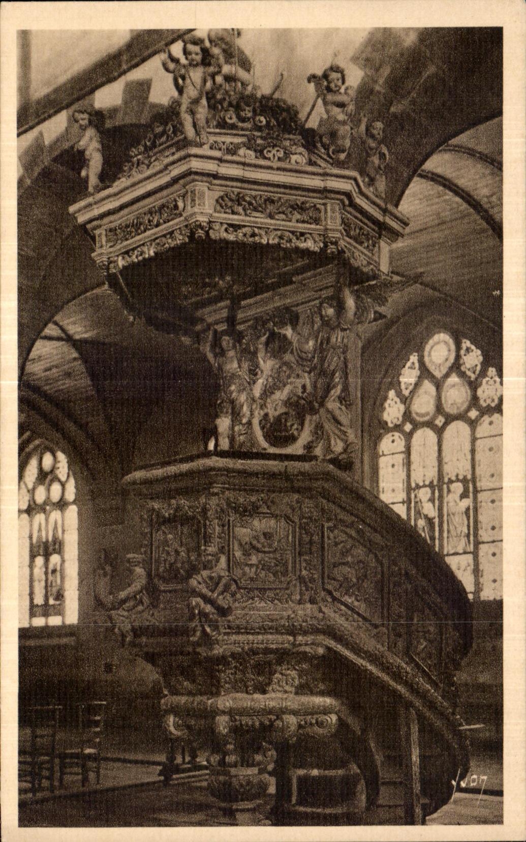 CPA St Thegonnec (Finistere) La Chaire