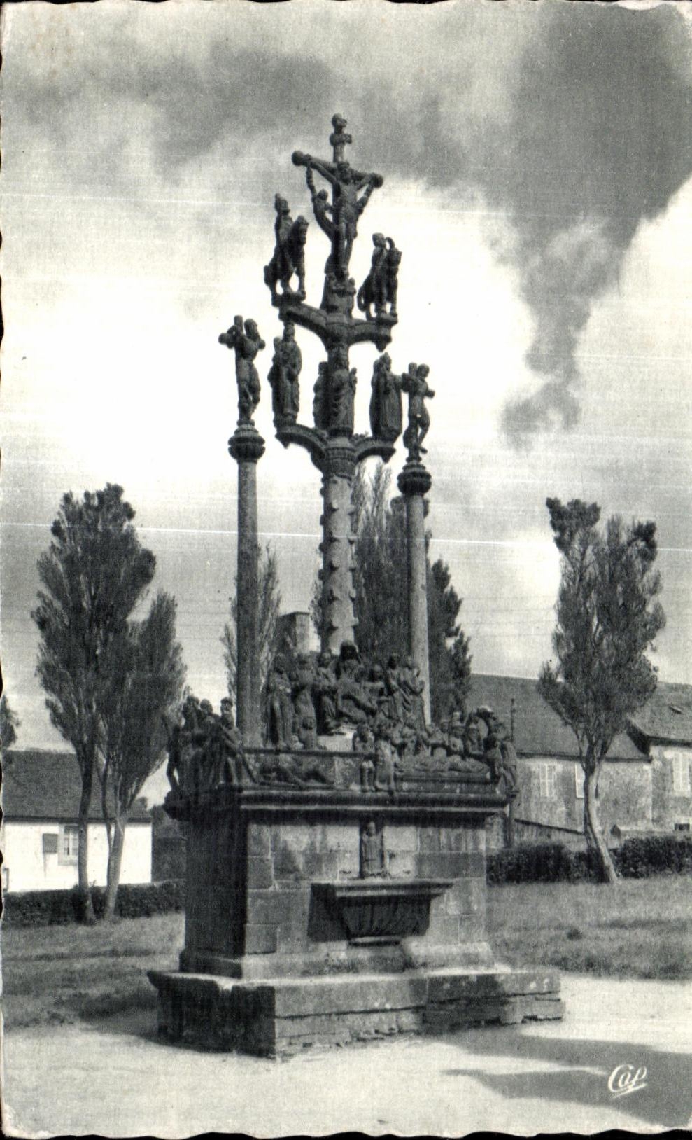 CPA Saint Thegonnec Le Calvaire (Cote Ouest)