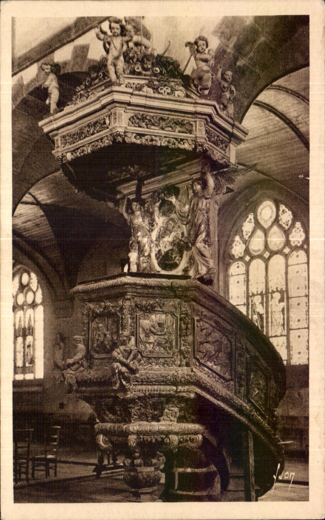 CPA Saint Thegonnec (Finistere) La chaire