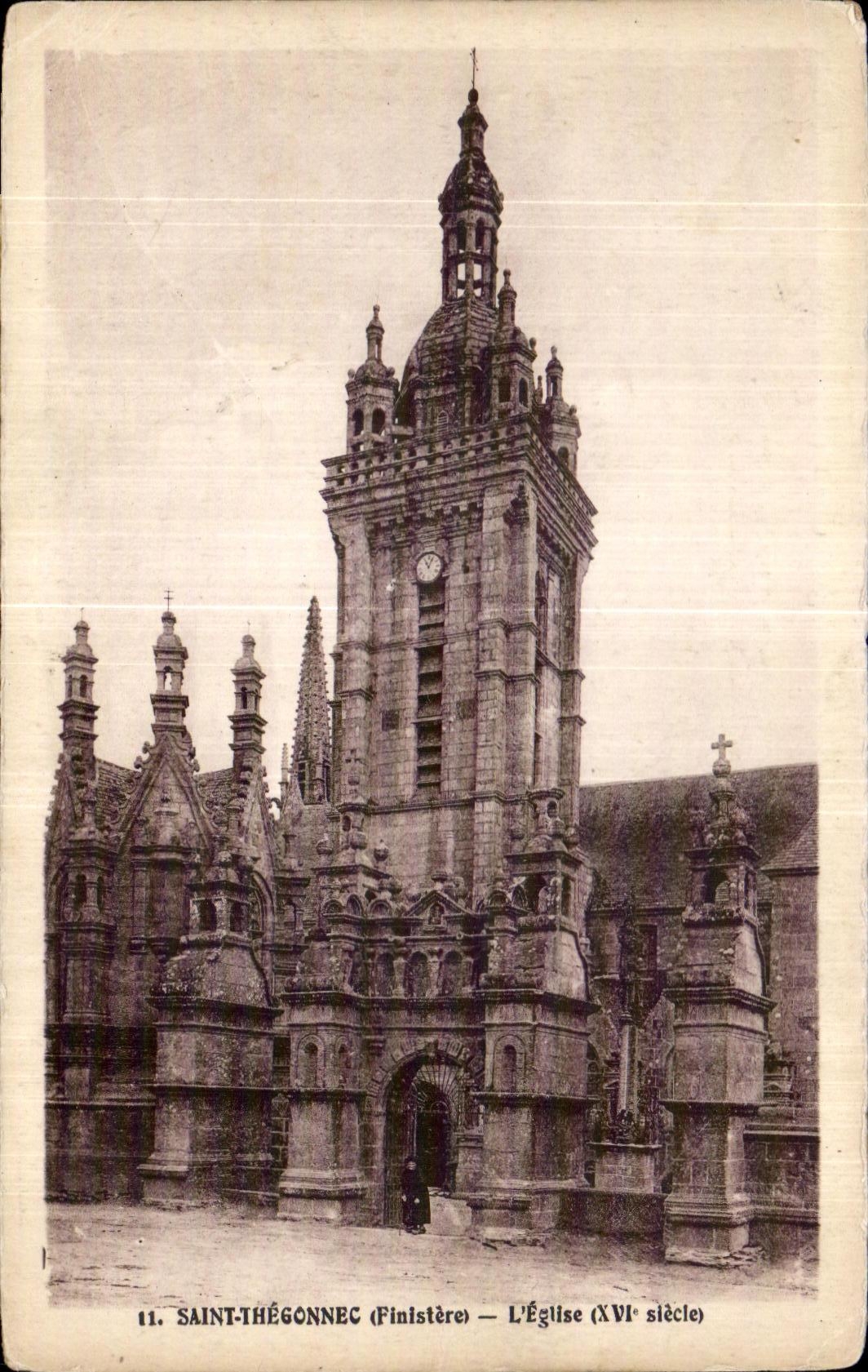 CPA Saint Thegonnec (Finistere) L Eglise (XVI siecle)