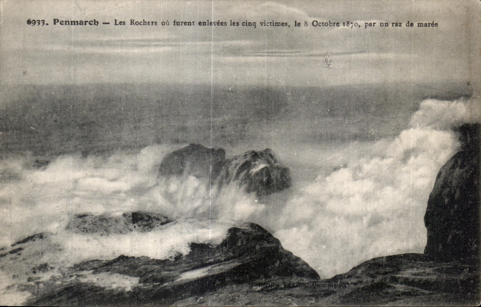 CPA Penmarch the Rocks or were enlevees the five victims on October 8th 1870
