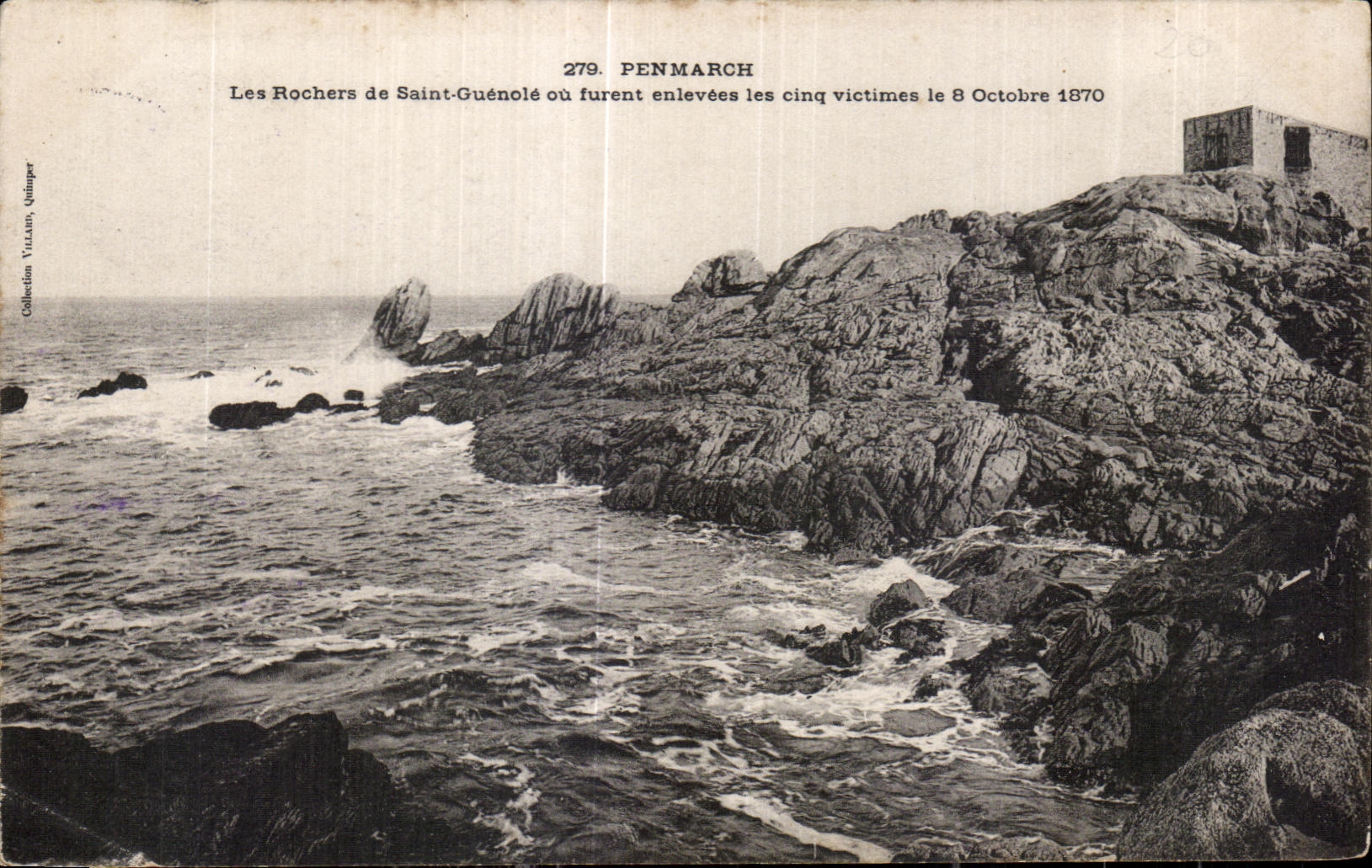 CPA Penmarch the Rocks of Saint Guenole or were enlevees the five victims it