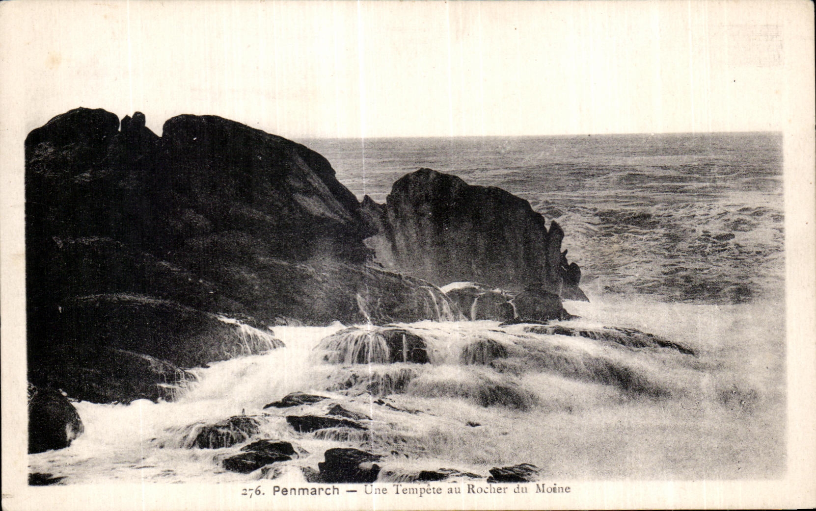 CPA Penmarch a Storm with the Rock of the Monk