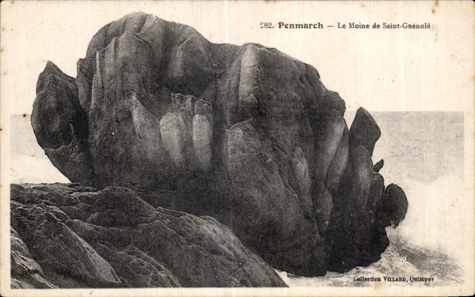 CPA Penmarch the Monk of Saint Guenole