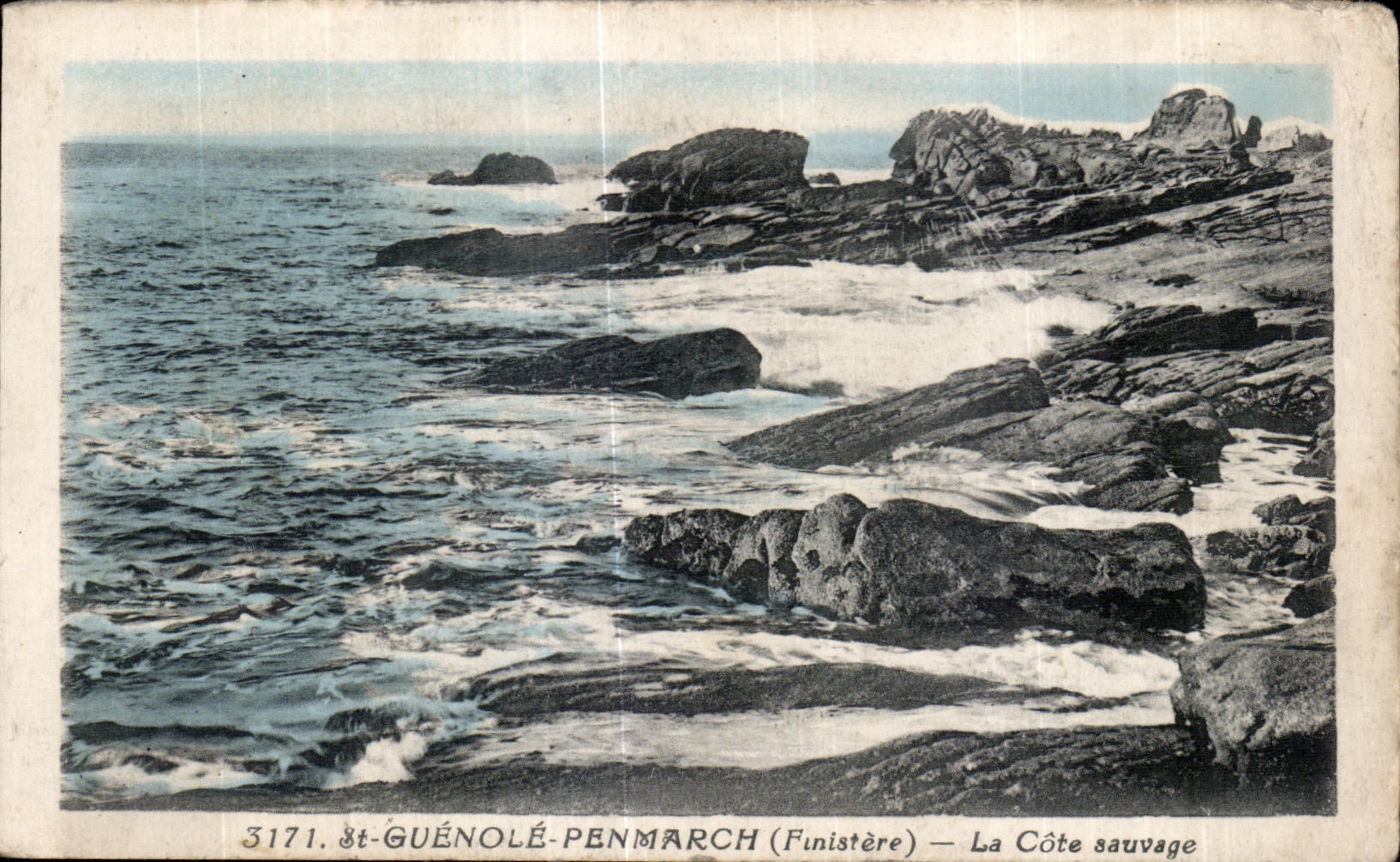 CPA St Guenole Penmarch (Finistere) the wild Dimension