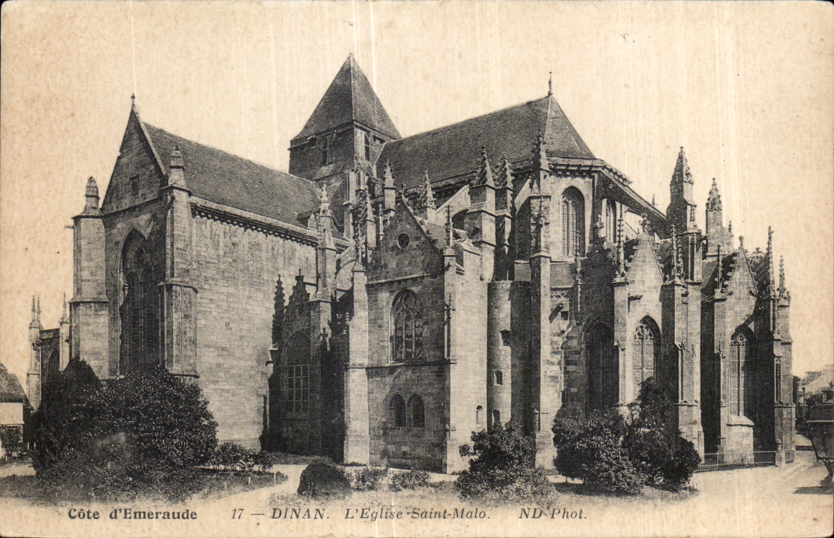 CPA Dinan L eglise Saint Malo Nd Phaol