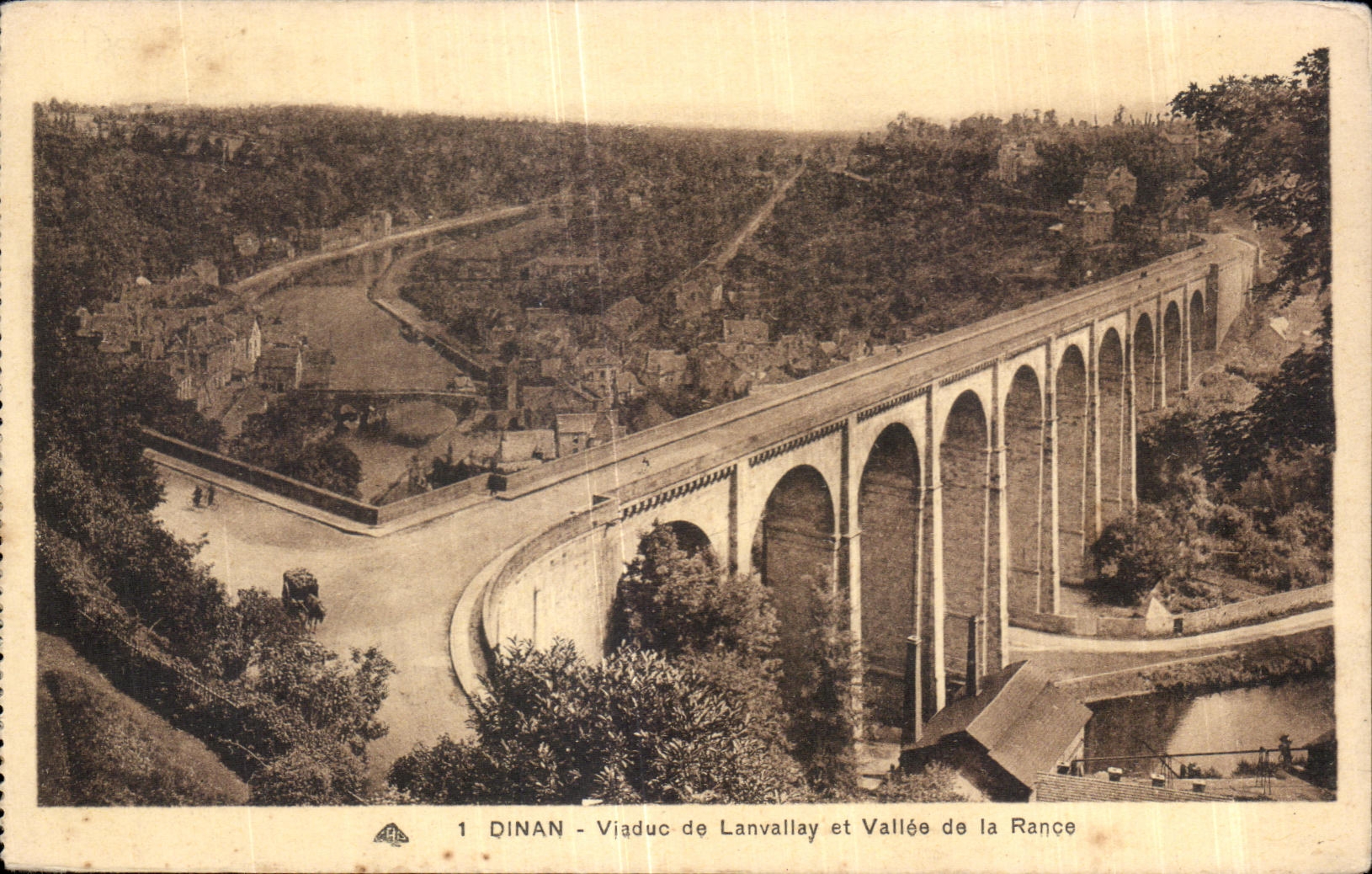 CPA Viaduct of Lanvallay and Vallee of the Rancid one