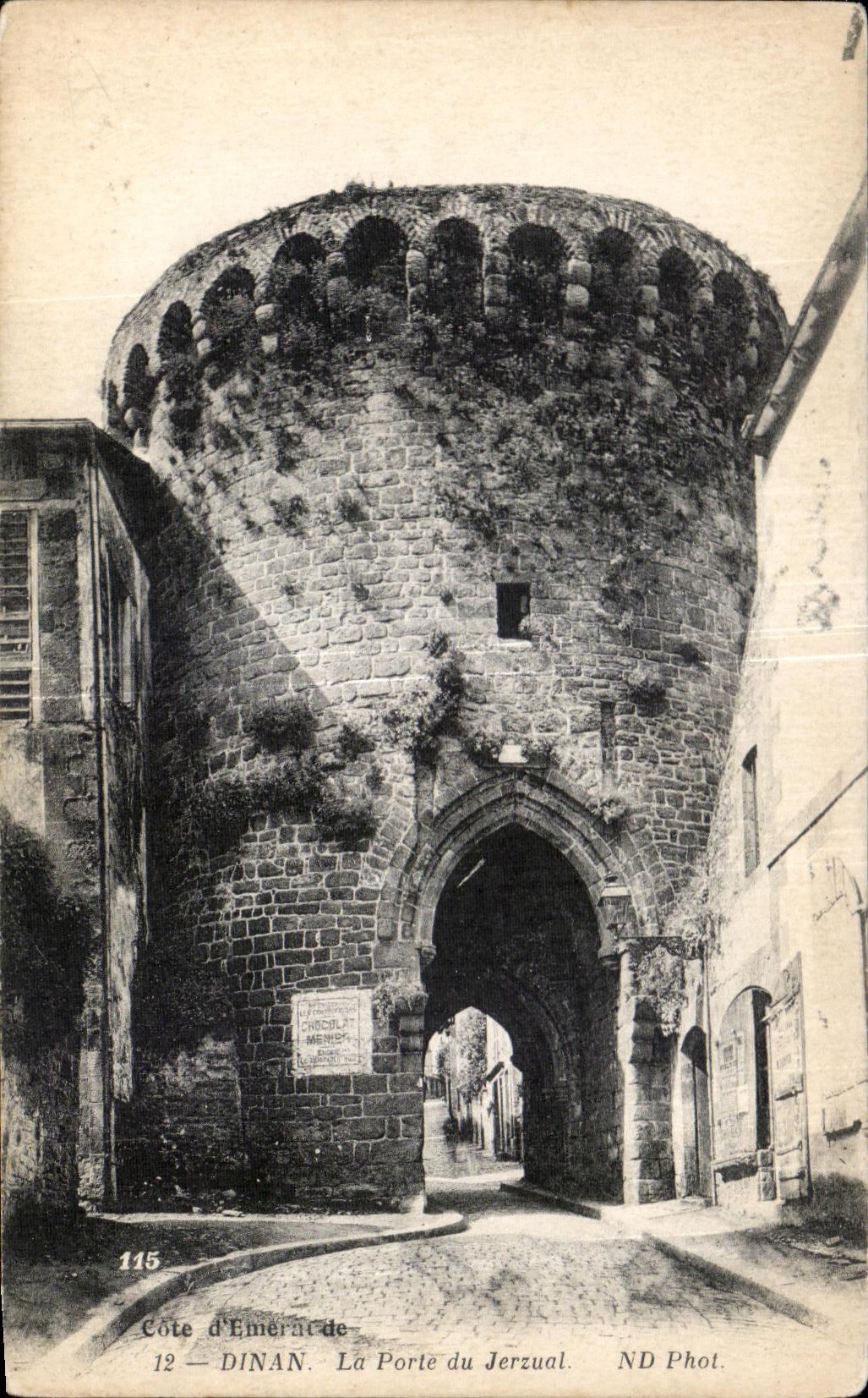 CPA Dinan La Porte du jerzual Nd Phot