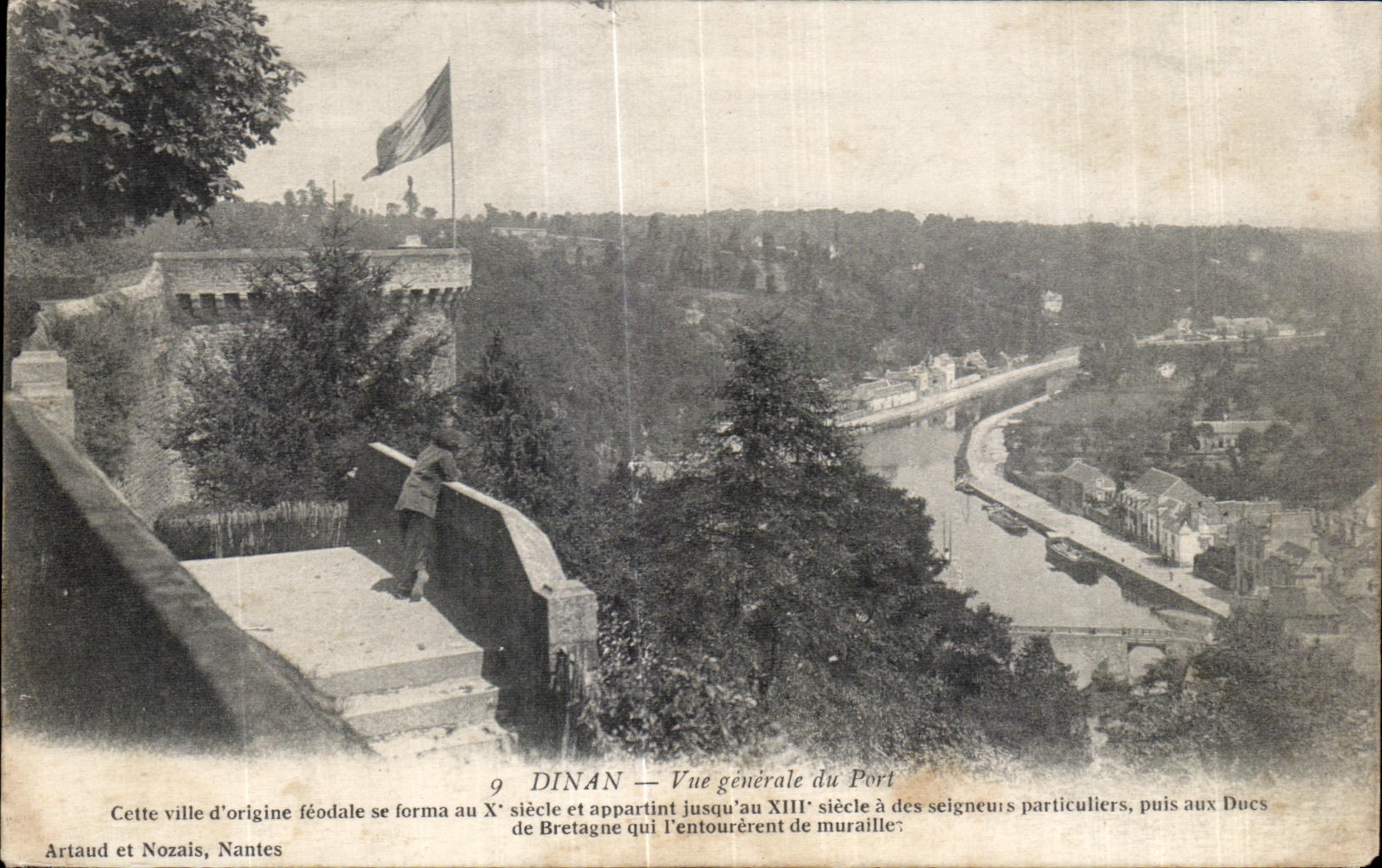 CPA Dinan View of the Port Cette city feudal origin was formed with and belonged jusqu to has lords particull