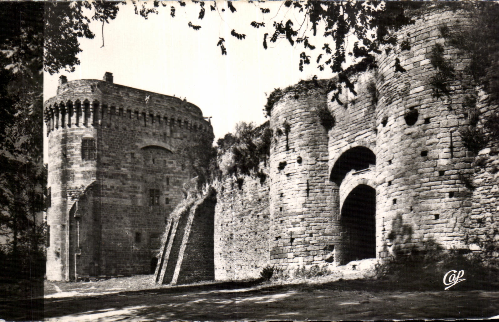 CPSM Dinan Castle of the Duchess Anne and the Gate of the Counter