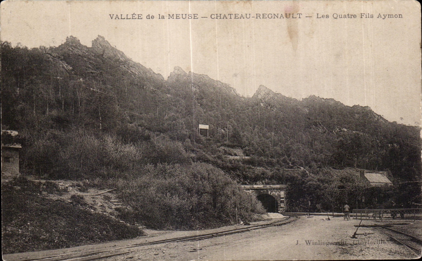 Valle de CPA del castillo de la Mosa Regnault el alambre de cuatro Aymon