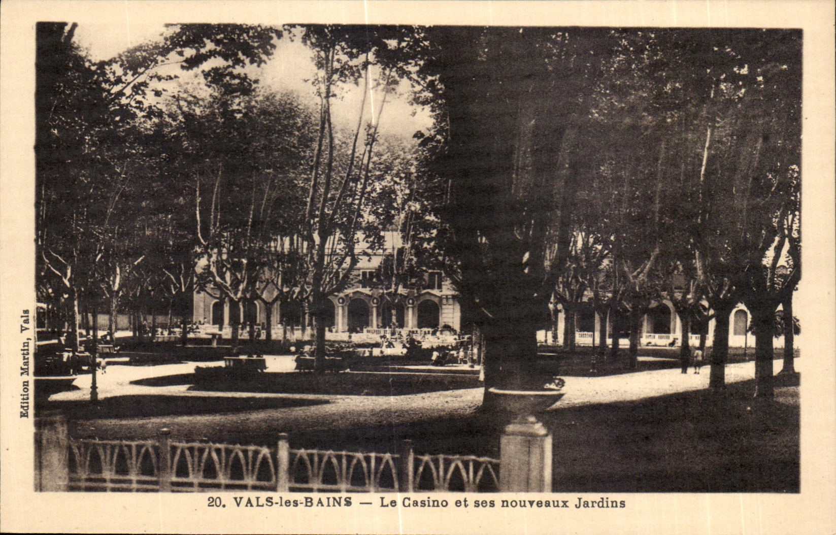 CPA Valleys les Bains the Casino and its new Gardens