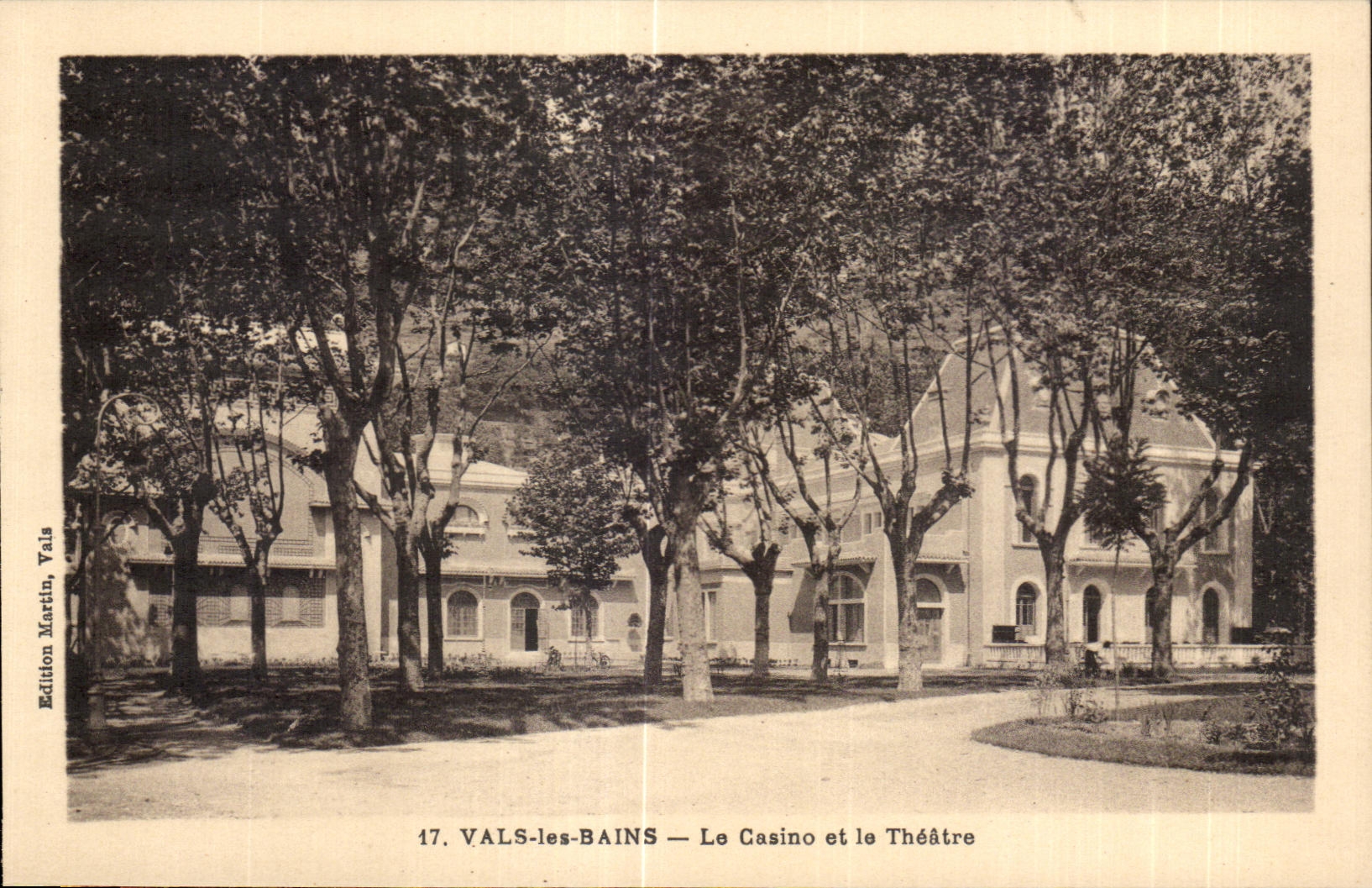 CPA Valleys les Bains the Casino and the Theater