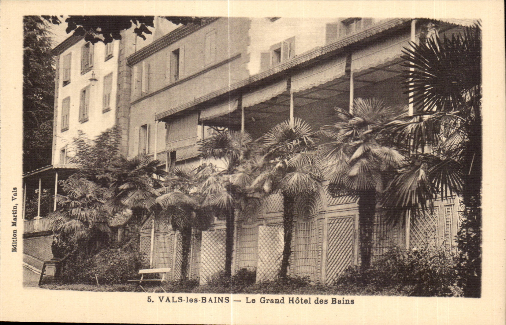 CPA Valleys les Bains the Large Hotel of the Baths
