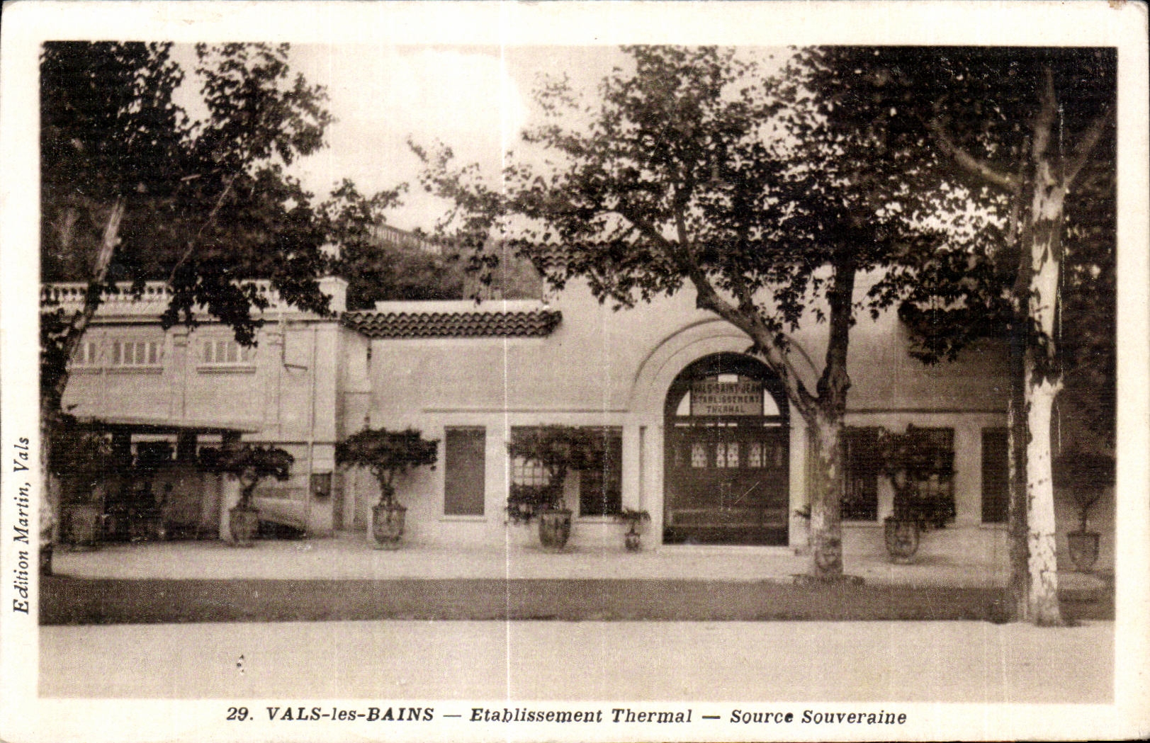 CPA Valleys les Bains Establishment Therrmal Sovereign Source