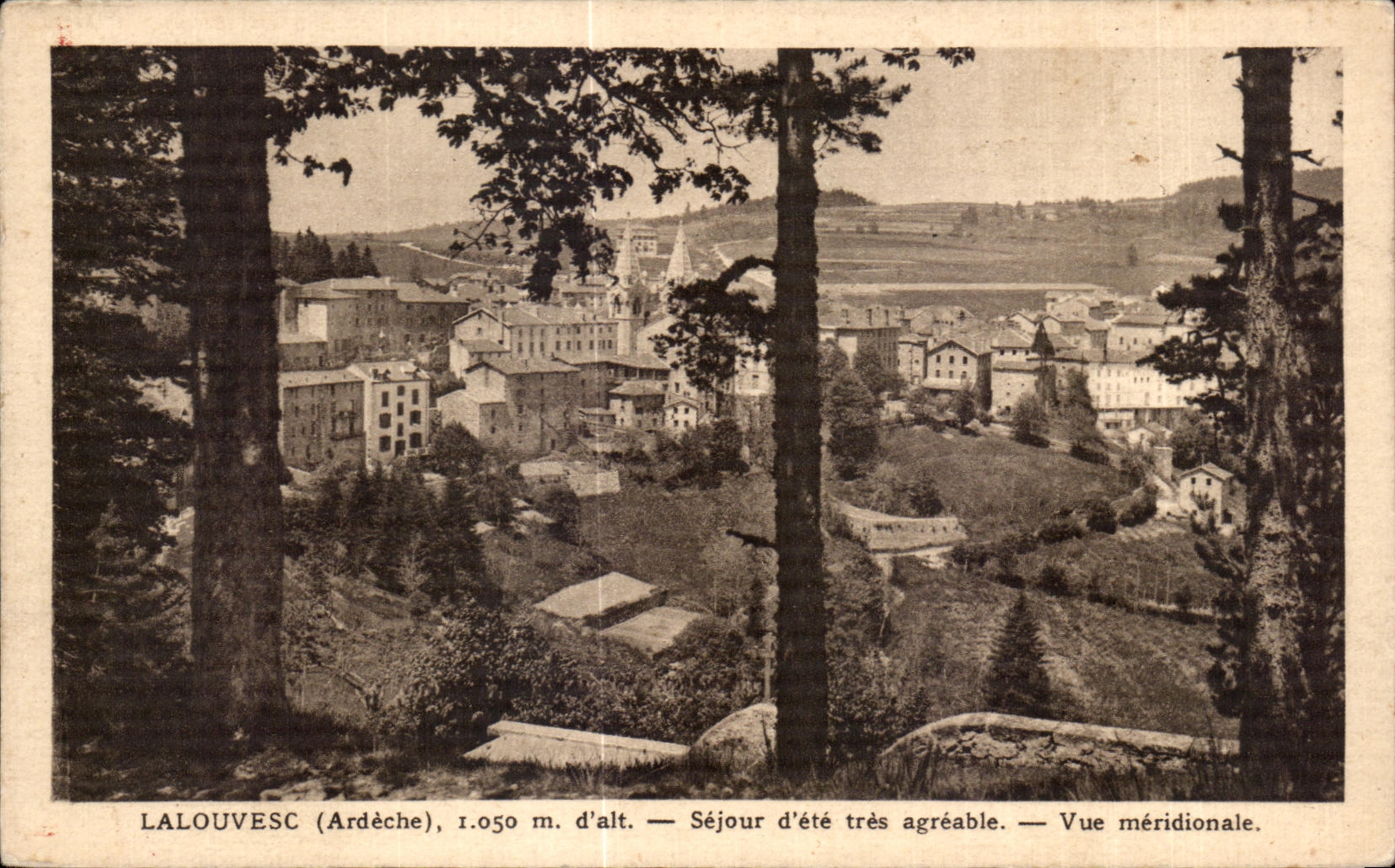 CPA La Louvesc Ardeche 1 050m d alt Sejour d ete tres agreable Vue meridionale