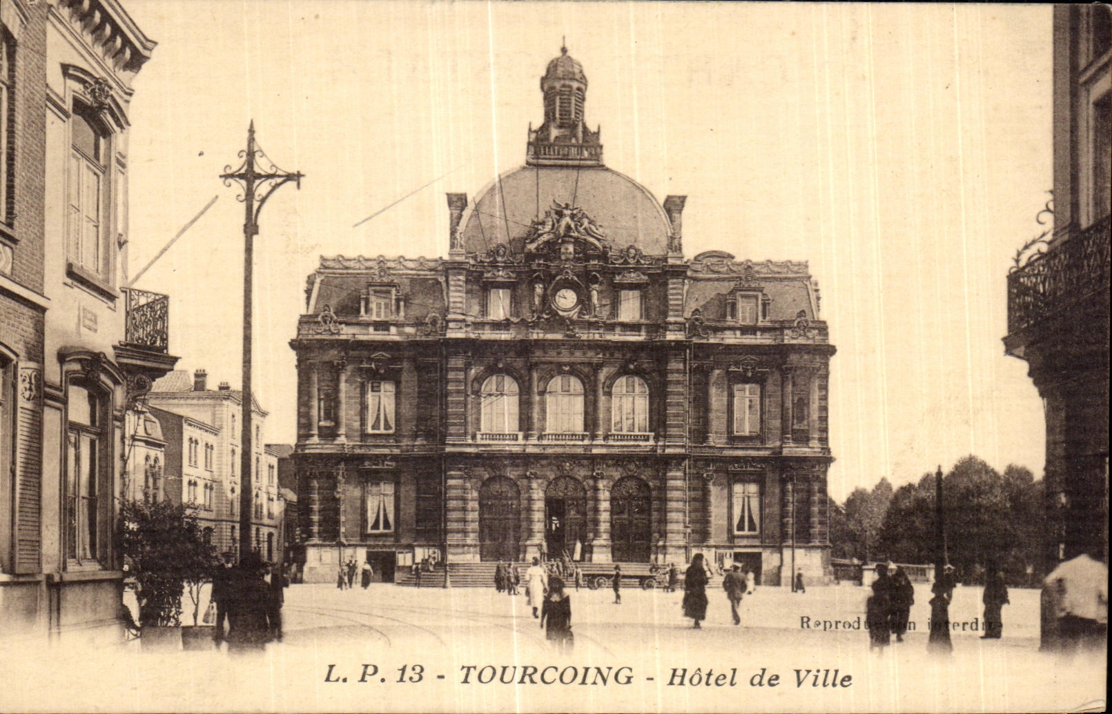CPA Tourcoing Hotel de Ville