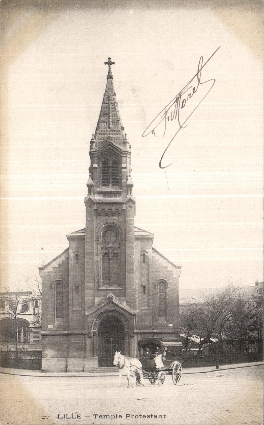 CPA Lille Portestant Temple