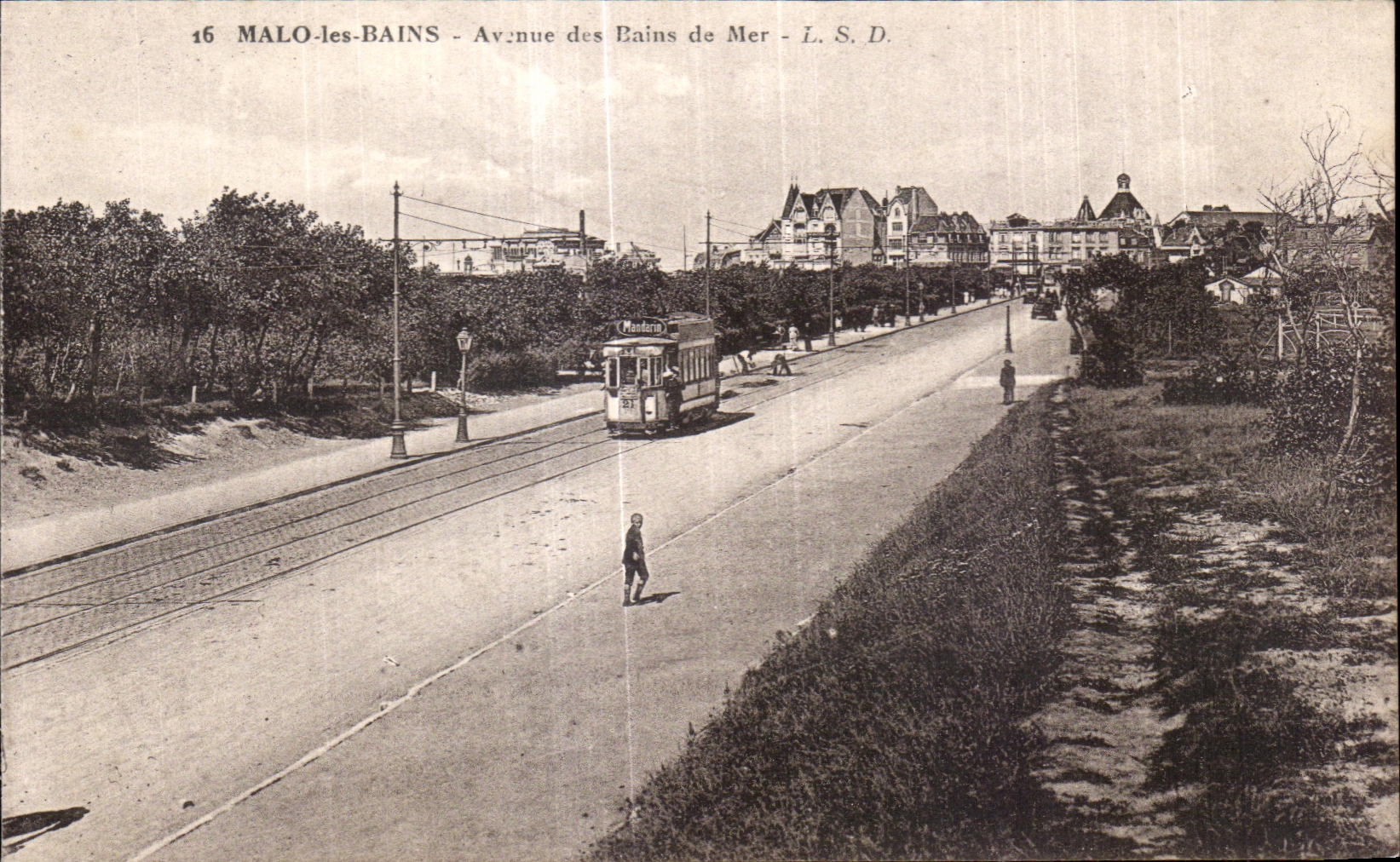 CPA Malo les Bains Avenue des Bains de Mer