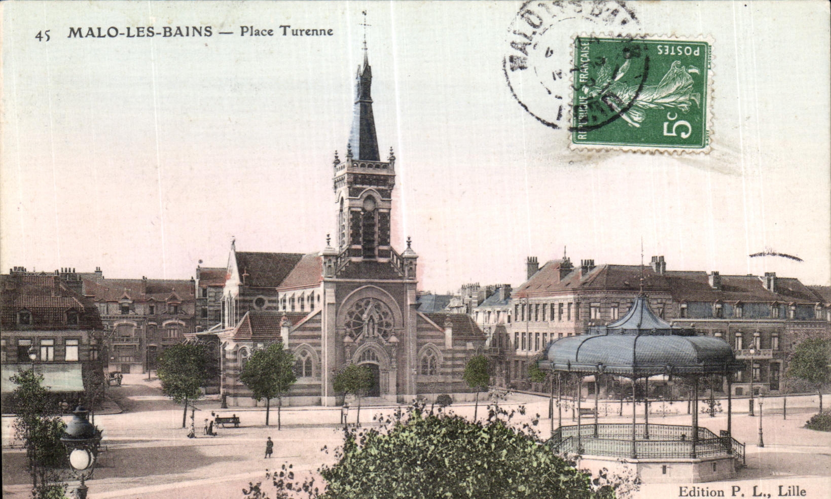 CPA Malo Les Bains Place Turenne