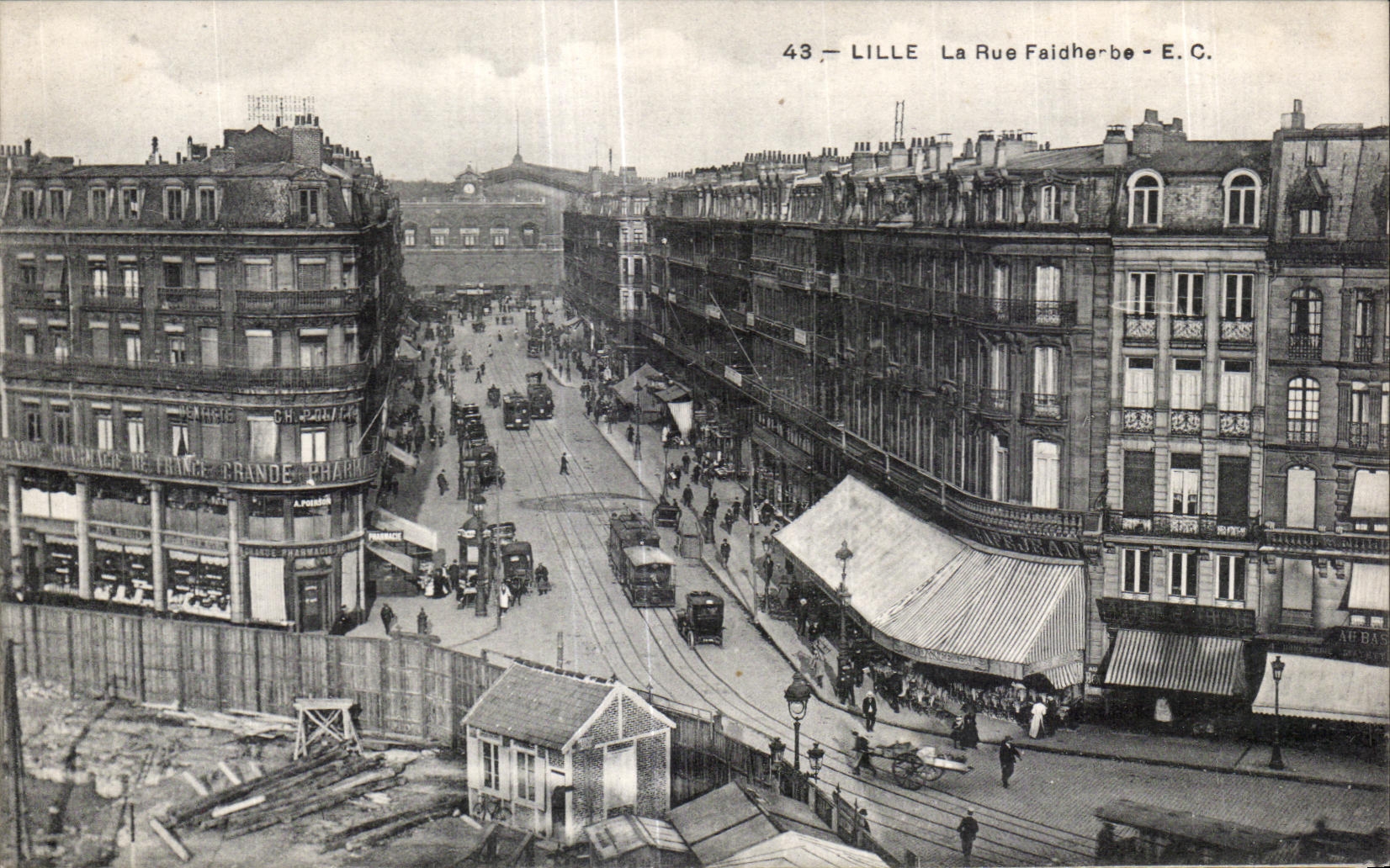 CPA Lille the Street Faidherbe